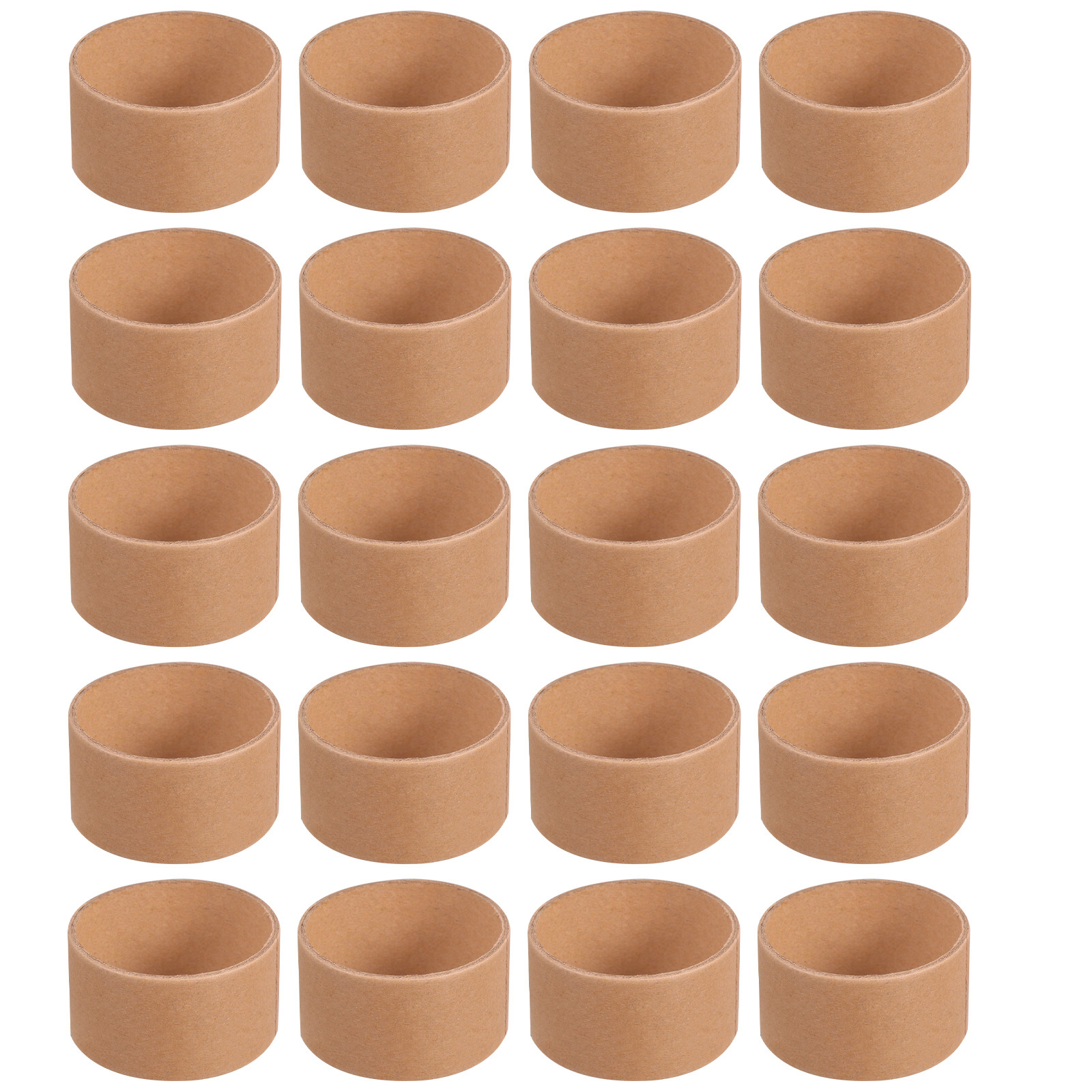 Art Craft Cardboard - 20 Stück runde, braune Kartonrohre für