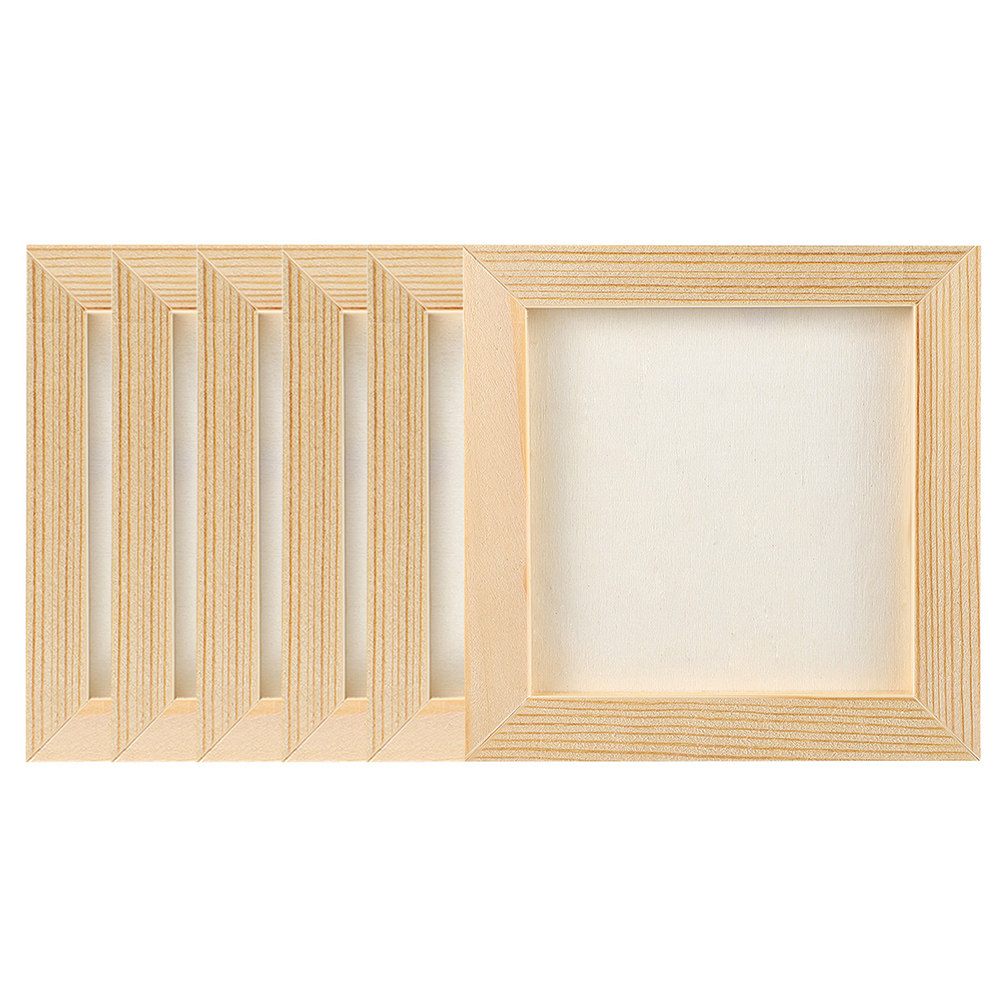 6 Stück Massivholz-DIY-Leerlei – Art And Craft For Nursery Bewertung und Preis