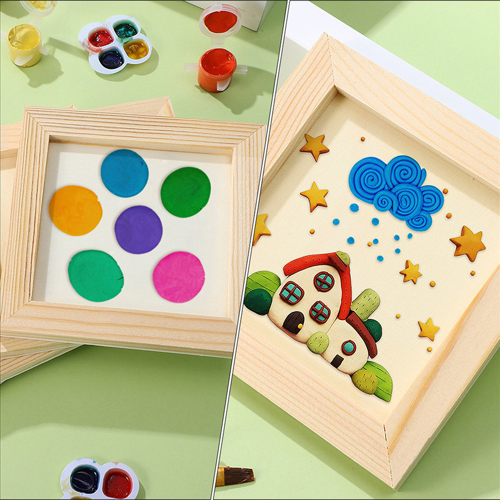 6 Stück Massivholz-DIY-Leerlei – Art And Craft For Nursery Bewertung und Preis