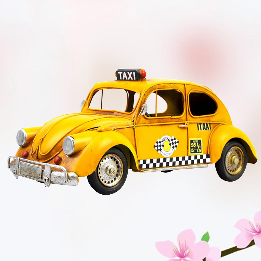 Metall-Taxi-Modell, Vintage-Bl – Art Craft Bar Bewertung und Preis