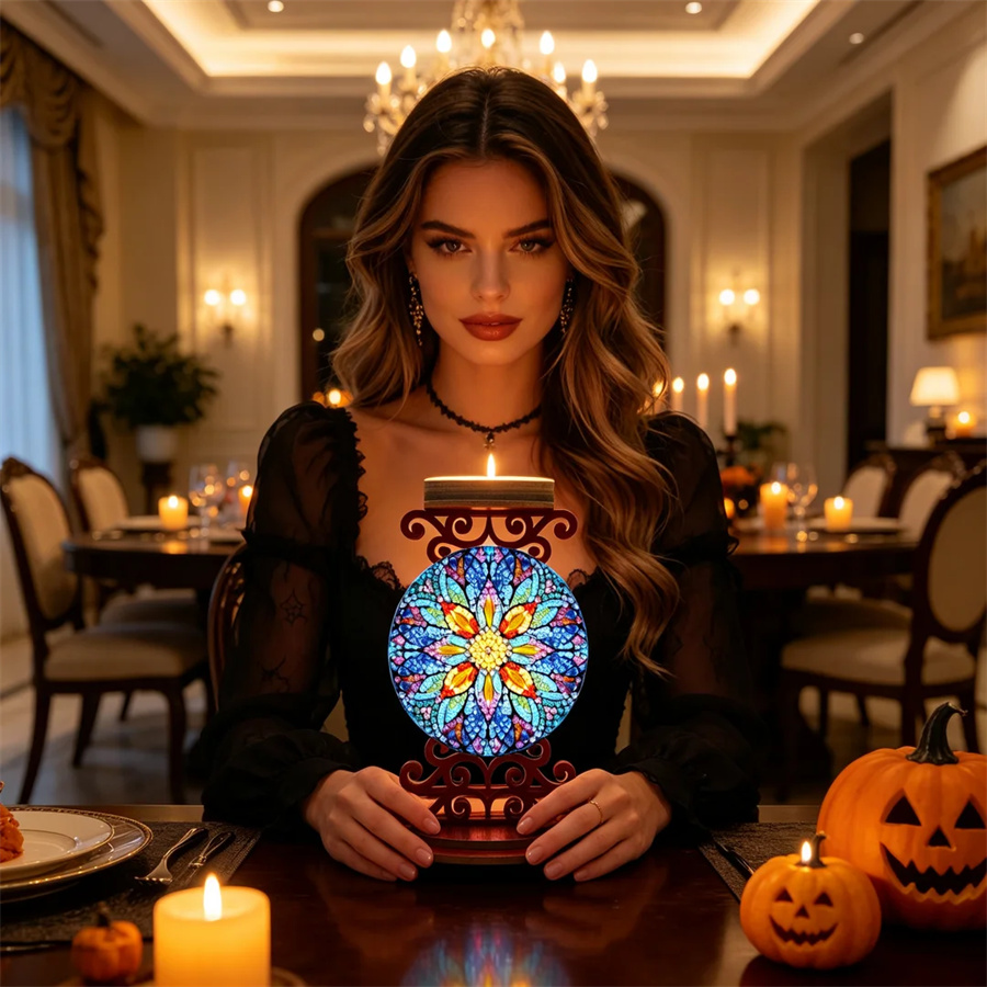 Blumen-Kerzenhalter, Halloween – Art Craft Kit Bewertung und Preis